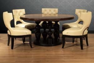 Round Wooden Dining Table (PA4-1)