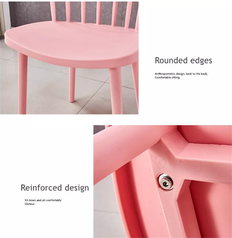 Cheap Price Home Furniture Plastic Multi-Color Design Dining Chair