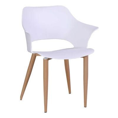 Cheap Outdoor Furniture Plastic Chair for Garden Stackable Outdoor Chair PP Leisure Dining Plastic Chair Without Arm