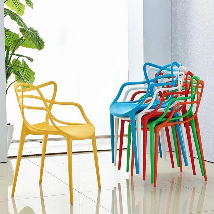 Wholesale Cheap Price Blue Chair Restaurant Furniture Dining Chairs Set Outdoor PP Chair Portable