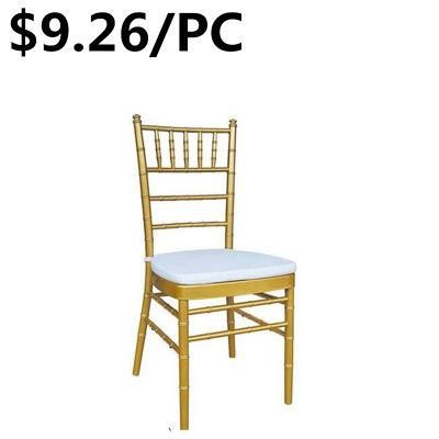 Unfold Stackable Metal Hotel Wedding Dining Hall Modern Tiffany Chair