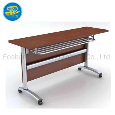 High End Stainless Steel Leg Rectangle Folding IBM Meeting Conference Table