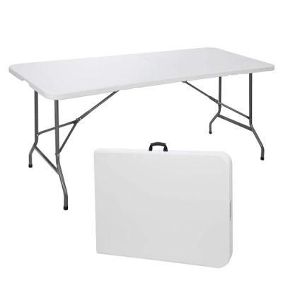 6FT Folding Portable Plastic Indoor and Outdoor Picnic Party Dining Camp Tables