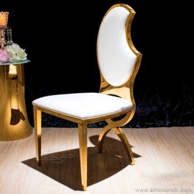Modern European Style Dining Chair Stainless Steel Leg Velvet Dining Chair