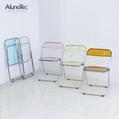 Factory Direct Folding Transparent Plastic Chairs for Wholesale