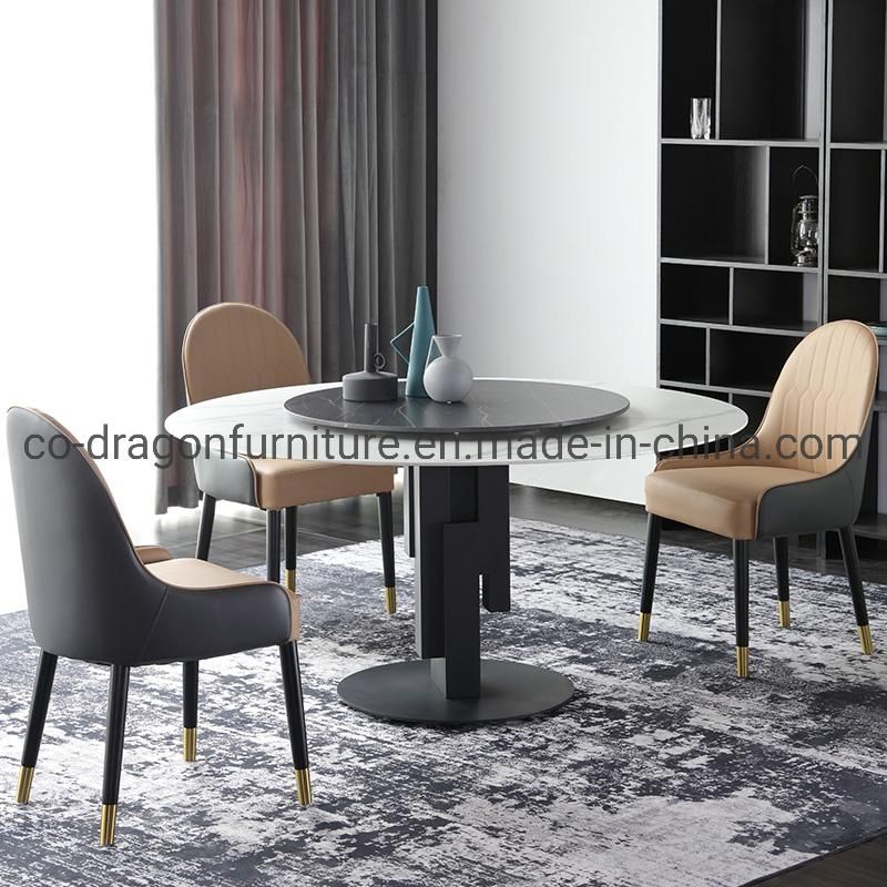 Steel Legs Modern Dining Table Sets for Home Furniture