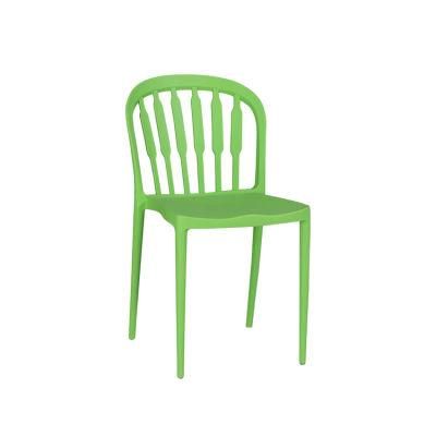 Wholesale Outdoor Furniture Colored PP Modern Seat Outdoor Chair Stackable Ergonom Plastic Chair