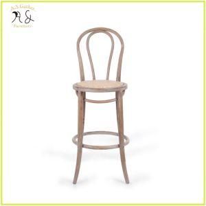 Event Hire Furniture Solid Wooden High Bar Chair Restaurant Dining Chair Stool