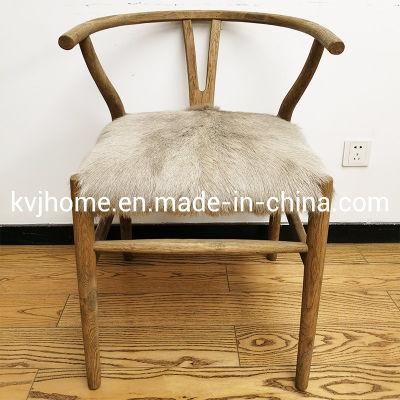 Kvj-60335 High Quality Vintage Oak Wood Wishbone Y Chair
