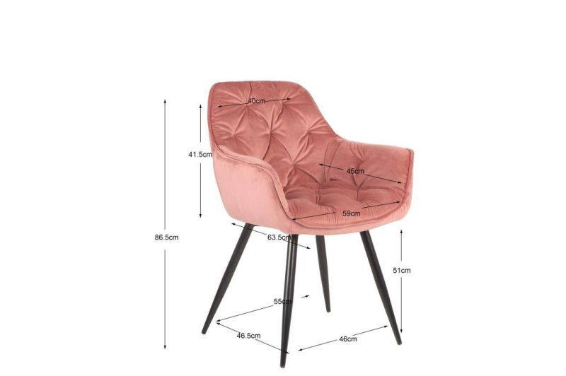 2021 Okay Hebei Shengfang Dining Room Furniture Cheap Upholstered Dining Chairs Modern Hot Sales Velvet Modern Design Dining Chair