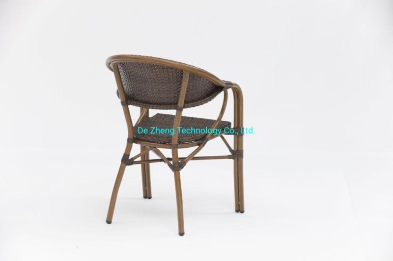 Outdoor Wicker Furniture Aluminium Garden Chair Room Wicker Sets Modern Restaurant Bar Unique Design Outdoor Restaurant Chair