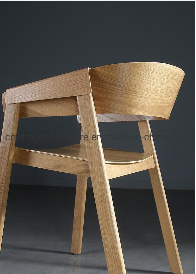 Modern Dining Furniture Solid Wood Chairs Dining Chair with Arm