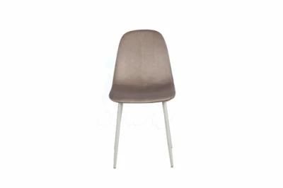 Simple Dining Chair with Different Color Power Coating Legs Chair