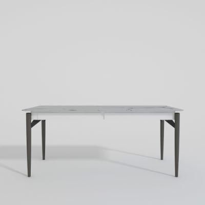 Hotel Modern Style Dining Room Furniture Metal Dining Table for Living Room