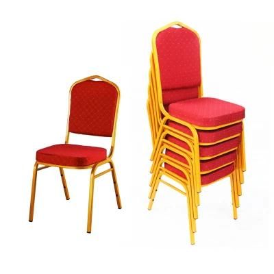 Chinese Wholesale Comfortable Metal Steel Wedding Dining Hotel Restaurant Banquet Chair