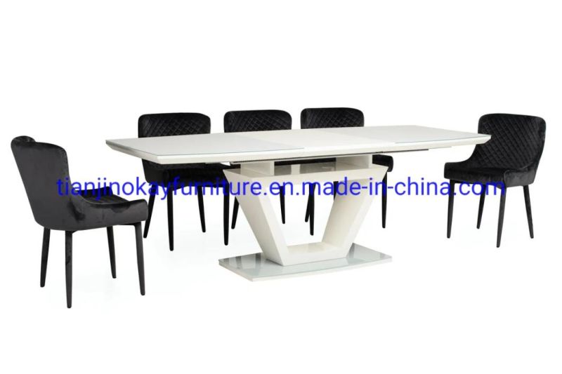 Modern Furniture Expendable Dining Room Table for Extension 8 Seats Dining Table Set