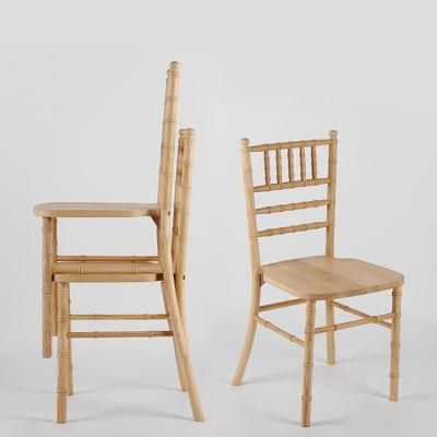 Kvj-7047 Solid Wood Wedding Stacking Tiffany Chivari Chair