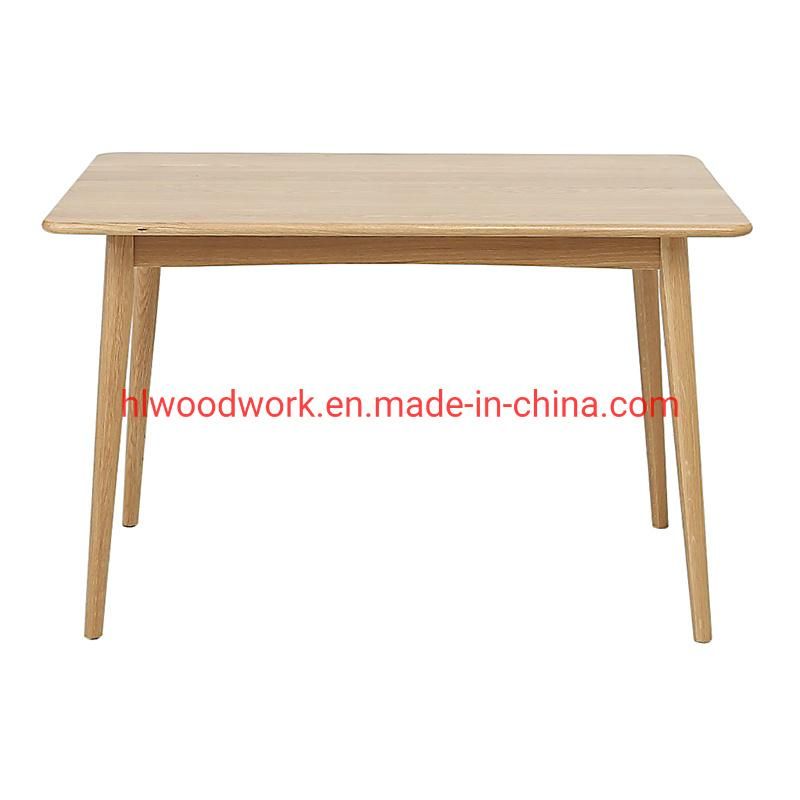 Large Rectangular Oak Wood Dining Table Dining Room Furniture/Home Furniture/Chair and Table Set/Table Furniture/Table for Studying Round Legs Dining Table