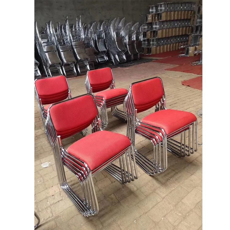 Bow Computer Chair Metal Frame PU Office Chairs