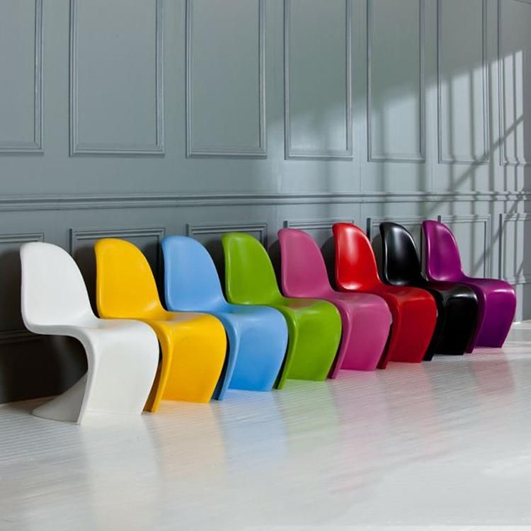 2022 Colorful Modern Restaurant Kitchen Cafe Design Sillas Plasticas Chaise Stackable Dining Plastic Chair