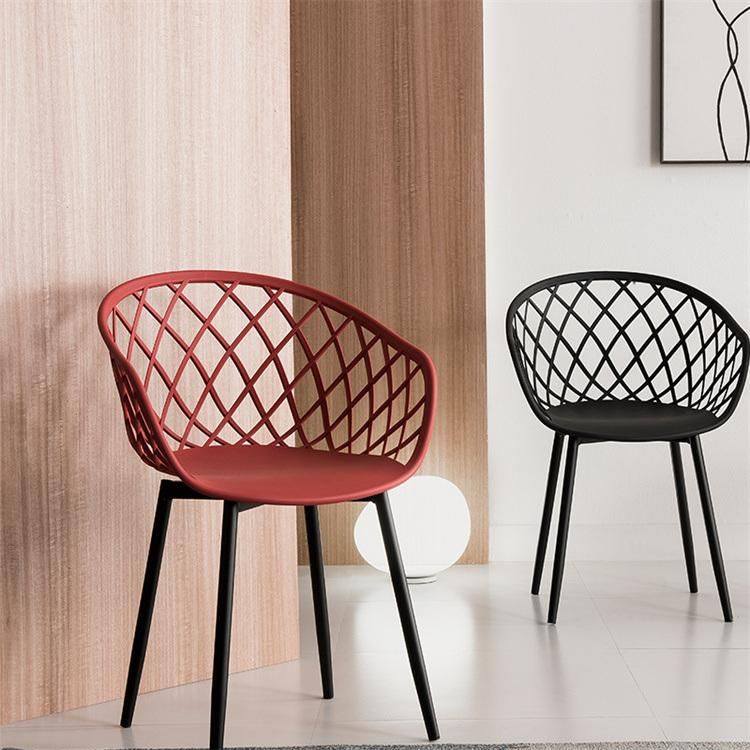 Modern Cheap Dinning Chair Cadeira Metal Legs Plastic Dinner Kitchen Dining Chairs for Sale