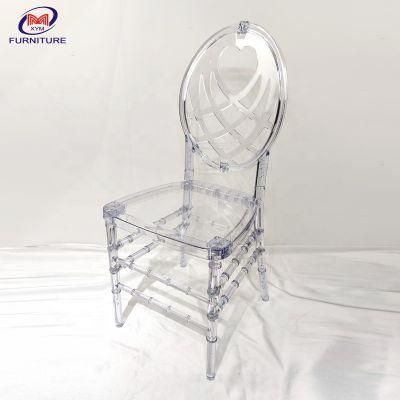 Plastic Party Ghost Wedding Transparens Clear Acrylic Royal Dining Room Party Chairs