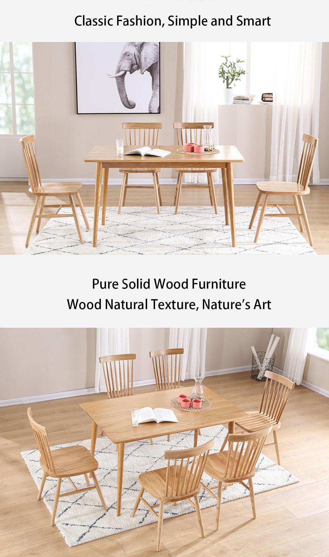 New Hot Sale Unique Design Wood Dining Table/Solid American White Oak Table