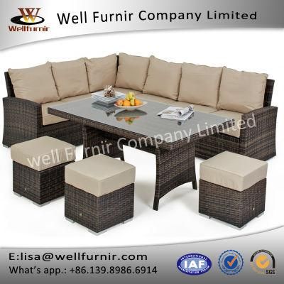 Waterproof Leisure Patio Office Rattan Dining Room Furniture (T-001)