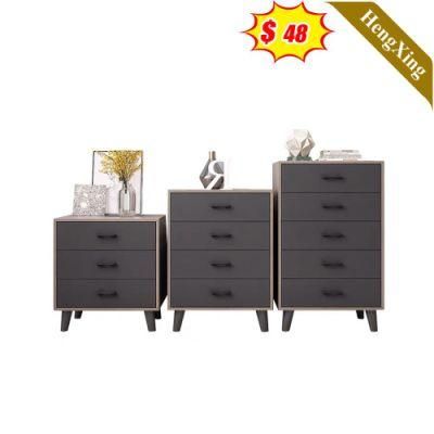 Black Quality Modern Furniture Wood Living Room Furniture Storage Side Board Cabinet