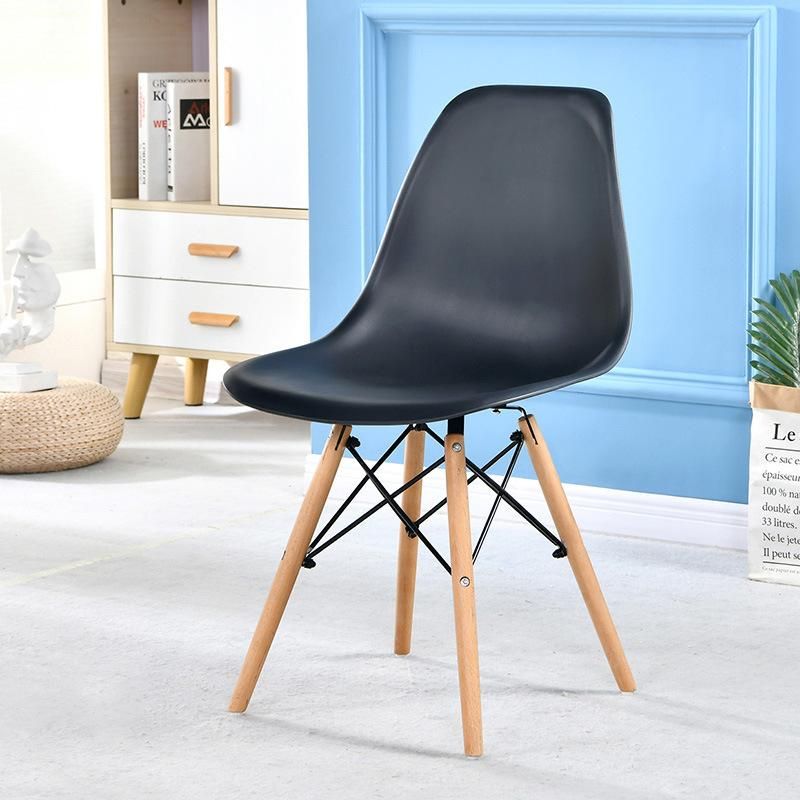 Sillas Comedor Minimalist Modern Home Furnitures Bright Polypropylene White Dining Chair