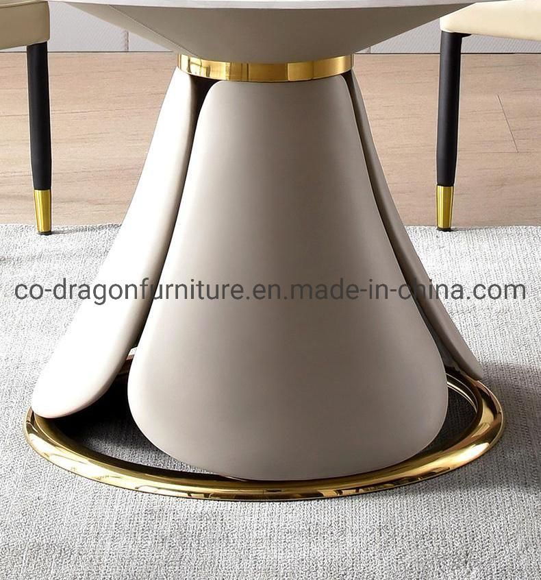 Hot Sale Luxury Home Furniture Dining Table with Marble Top