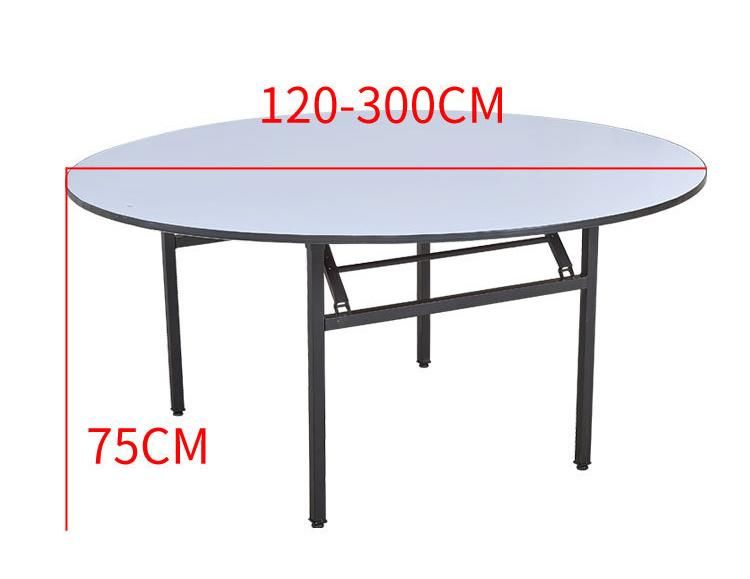 Fashion Restaurant Garden Adjustable Outdoor Wedding Dining Plastic Folding Table
