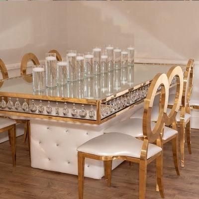 Hot Popular Nordic Luxury Stainless Steel Legs Dining Table Marble Tabletop Dining Table Design
