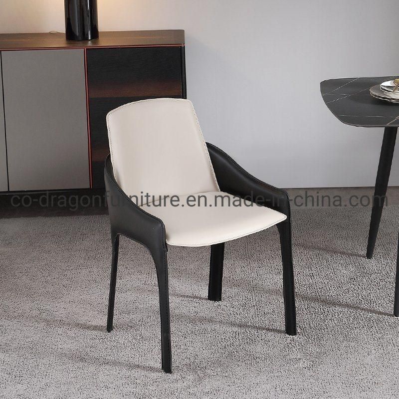 Fashion Steel Dining Chair with PU for Dining Room Furniture