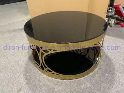 Modern Style Hot Sale Glass Top Coffee Tea Table for Home