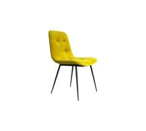 Restaurant Living Room Fabric Metal Dining Chair Home Furniture