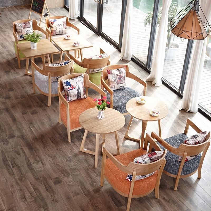 Customization Modern Wooden Metal Fabric Leather Table Chair Furniture for Hotel Restaurant Dining Room Bar Cafe