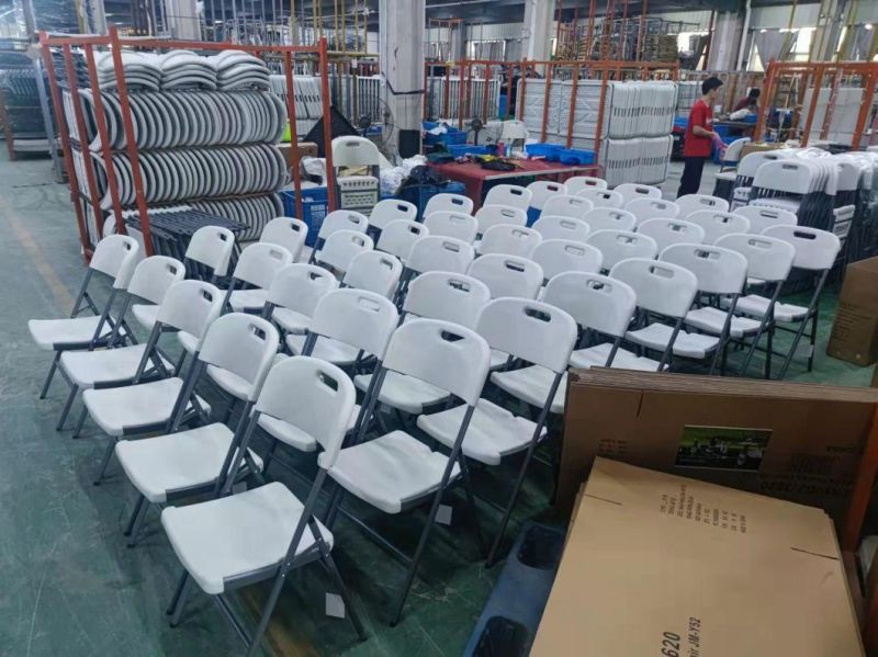European Hotest Sell Plastic Folding in Durable Stability Cheapest SGS Chair in School Family Outdoor Camping Garden Office Dinner Modern Home Furniture En581