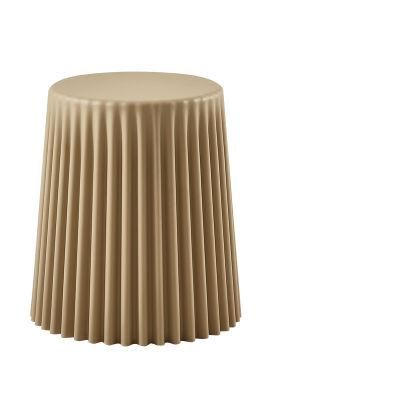 Home Contemporary Plastic Bone Milking Stool Chair