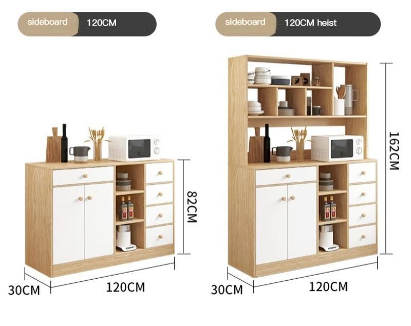 Modern Minimalist Sideboard Kitchen Cupboard Dining Room Sideboard with Drawers