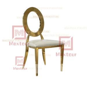 Distributor Dining Furniture Golden Party Hotel Wedding Banquet Dining Chair