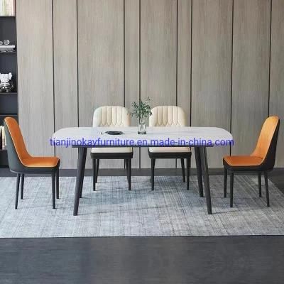Natural Landscape Hard Ceramic Furniture Dining Tables Modern Ceramic marble Dining Table