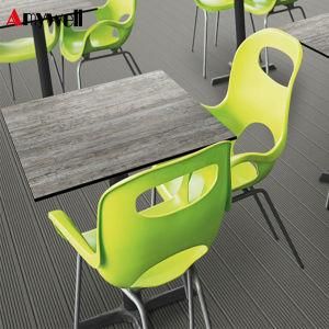 Amywell Black Core High Density Wood Color Phenolic HPL Dining Table