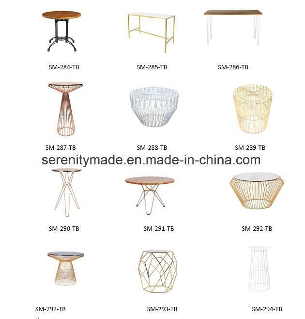 China Suppliers Modern Gold Wire Metal Dining Chairs