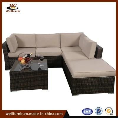 Outdoor Rattan Furniture Garden Wicker Patio Dining Cube Set (WFD-07B)