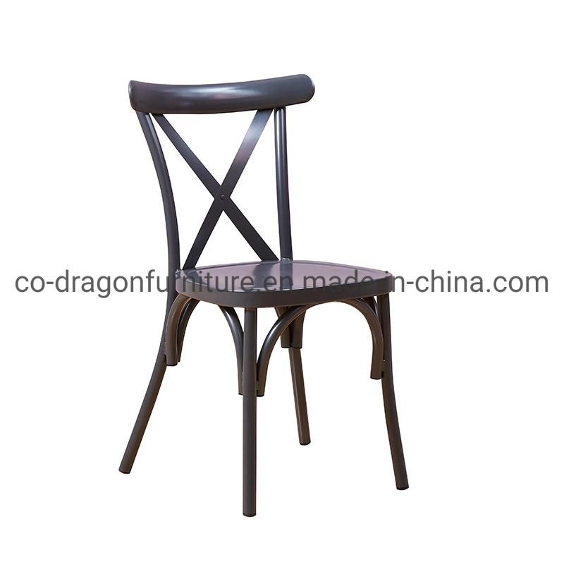 Modern Contracted Metal Iron Dining Chair for Home Furniture