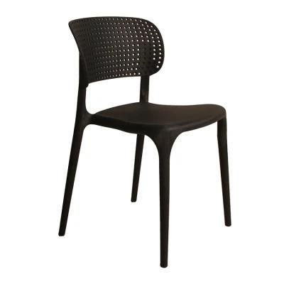 High Quality Best Price Dining Room Furniture Stackable Dining Chairs PP Plastic Chair