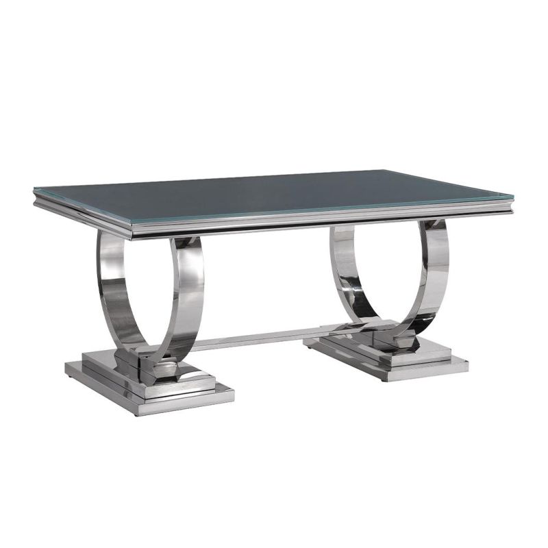 Hot Sale Home Furniture Stainless Steel Marble Dining Table