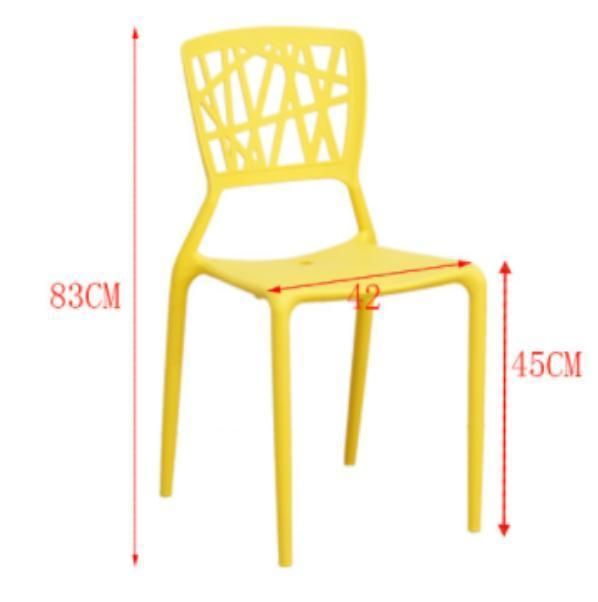 Wholesale Outdoor Garden Comfortable Stackable Furniture Modern Plastic Chair