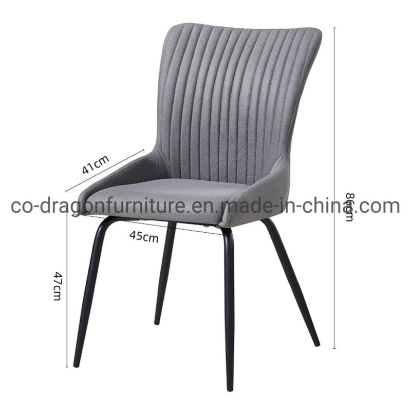 Wholesale Market Steel Dining Chair with Leather for Home Furniture